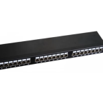 Cat 6a Patch Panel, shielded, 24-ports