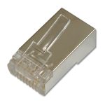DIGITUS Modular Plug for Round Cable, CAT 5e, shielded
